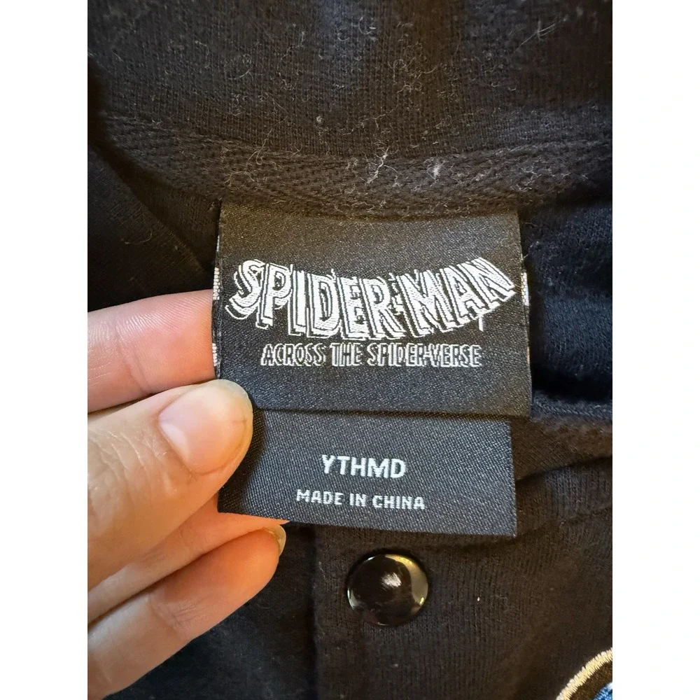 BoxLunch Spiderman Across the Spider Verse Punk Icons Youth Bomber Jacket Medium